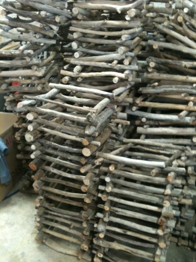 Fabrication de cadre en bois flotté pour Quick Silver